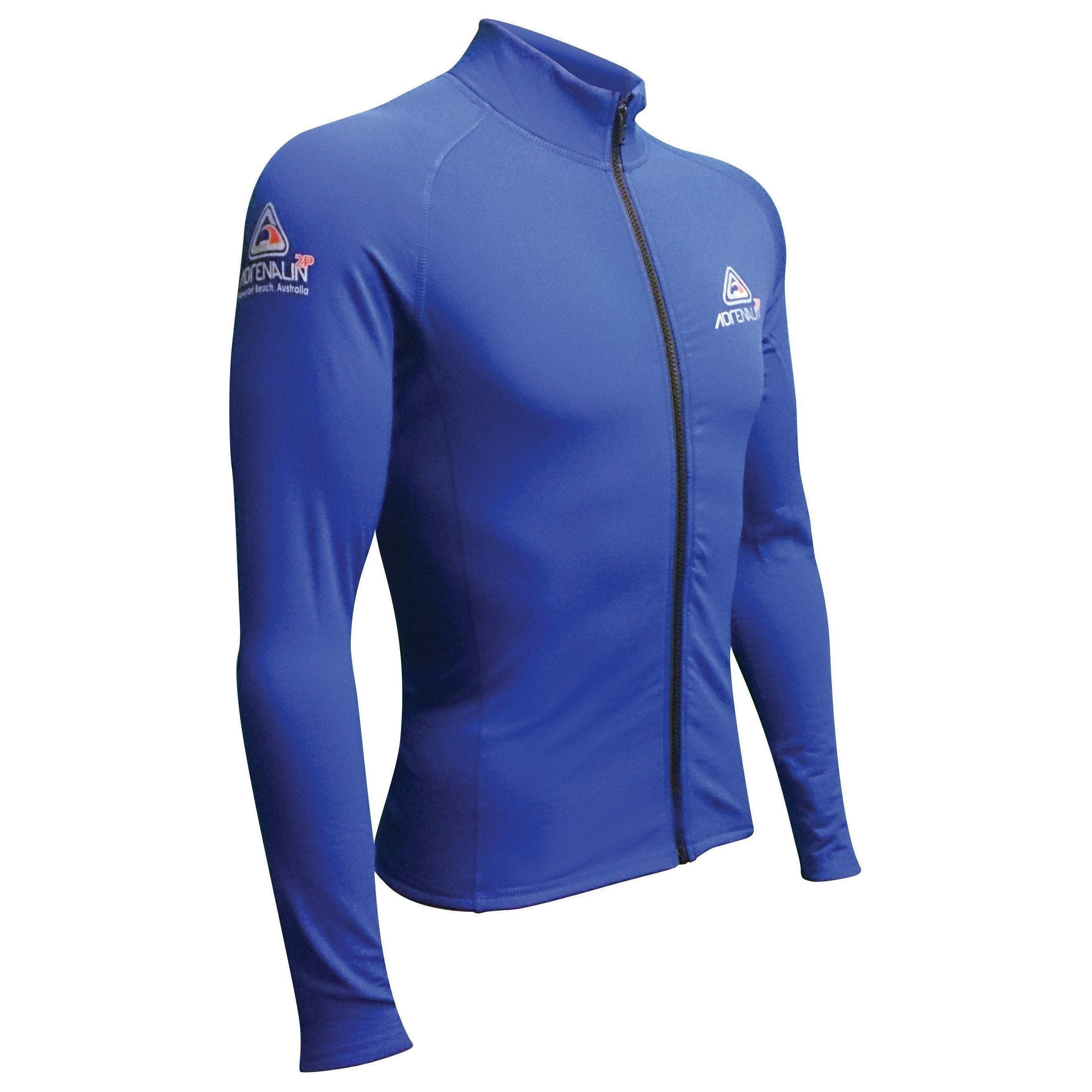 Adrenalin MULTI-ITEM 421617411 ~ 2P THERMAL ZIPTOP L/SLEEVE BLUE New zealand nz vaughan
